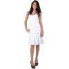 White dress in linen and cotton Mlaoka -Rosine-