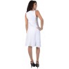 White dress in linen and cotton Mlaoka -Rosine-