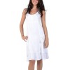 White dress in linen and cotton Mlaoka -Rosine-